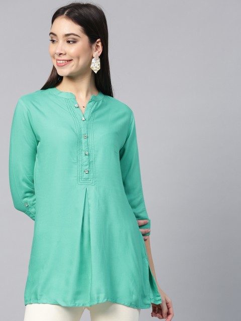 

Shree Green Solid Tunic