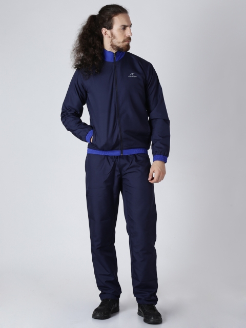 

Alcis Men Navy Blue Tracksuit