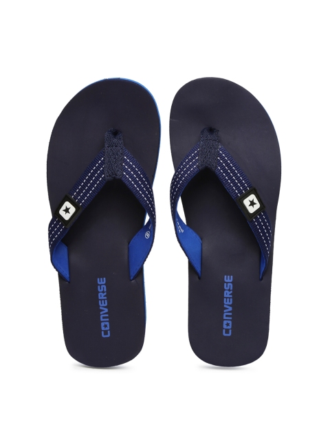 

Converse Men Navy Blue Solid Thong Flip-Flops