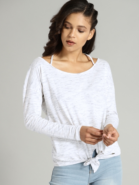 

Roadster Time Travlr Women White Solid Top
