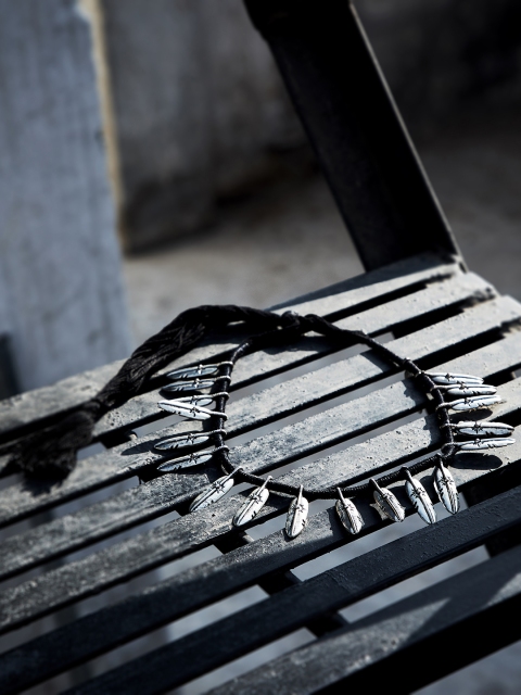 

ZeroKaata Silver-Toned Metal Oxidised Necklace