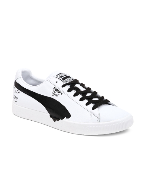 

Puma Unisex White Clyde SM Puma Sneakers