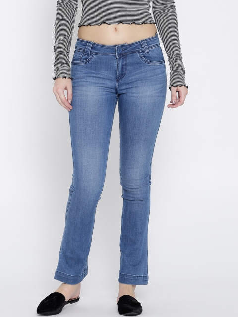 

Xpose Women Blue Bootcut Mid-Rise Clean Look Stretchable Jeans