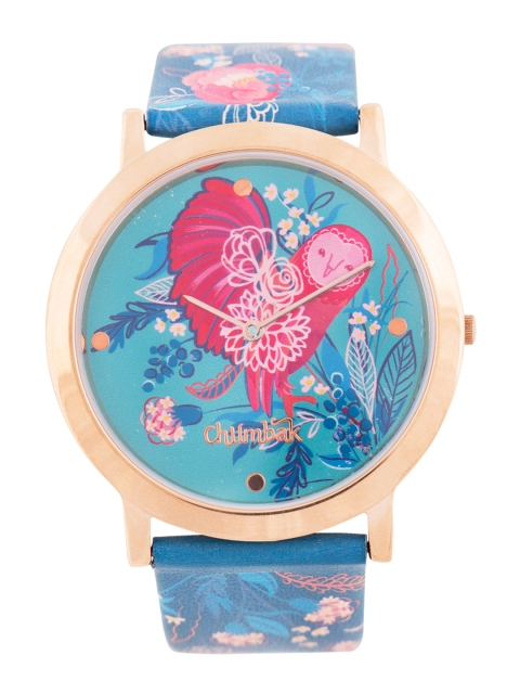 

Chumbak Women Blue & Pink Analogue Watch