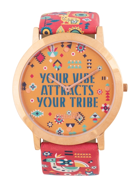 

Chumbak Women Yellow Analogue Watch