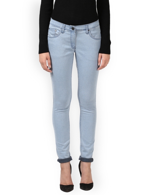 

Park Avenue Women Blue Skinny Fit Mid-Rise Clean Look Stretchable Jeans