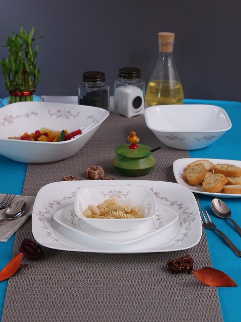 

Corelle Multicoloured 21-Pieces Printed Glass Dinner Set Set, Multi