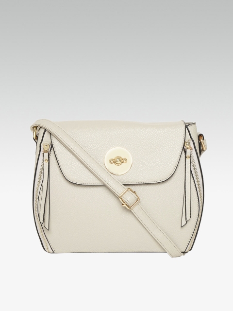 

DOROTHY PERKINS Grey Solid Sling Bag