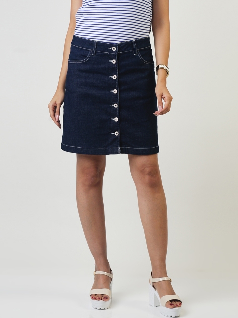 

Blue Saint Women Blue Denim Skirt