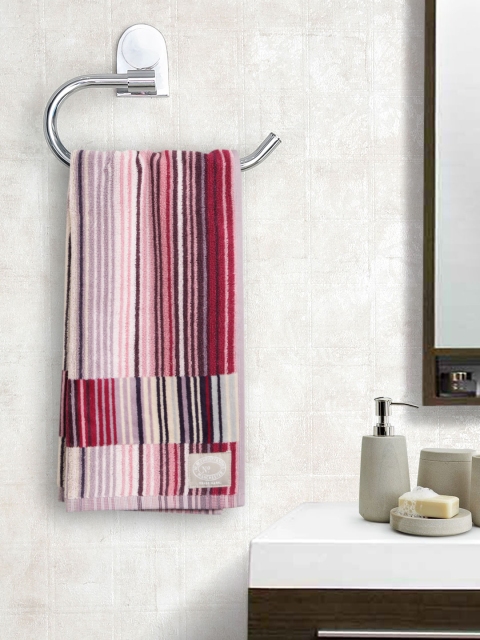 

CHRISTY Multicoloured Striped Cotton 550 GSM Hand Towel, Multi