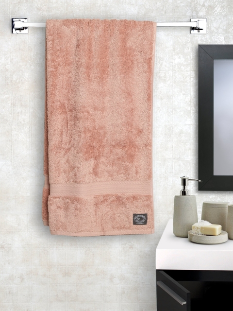 

CHRISTY Peach-Coloured Cotton 600 GSM Bath Towel