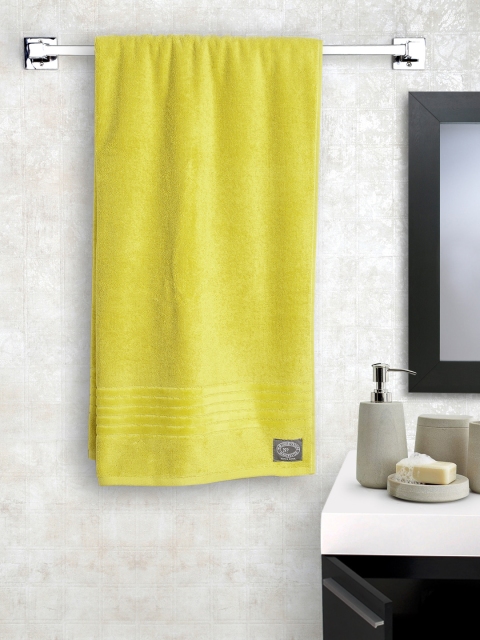 

CHRISTY Lime Green Cotton 550 GSM Bath Towel