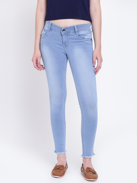

High Star Women Blue Slim Fit Mid-Rise Clean Look Stretchable Jeans