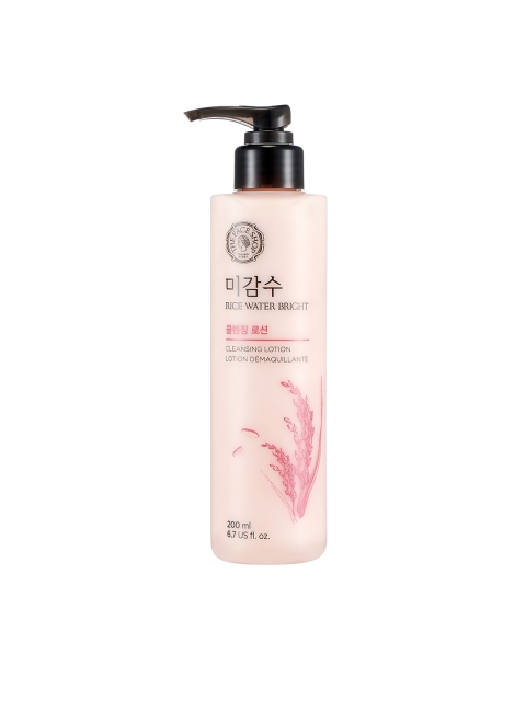 

The Face Shop RICE WATER BRIGHT Makeup Cleansing Lotion 200 ml, Pink