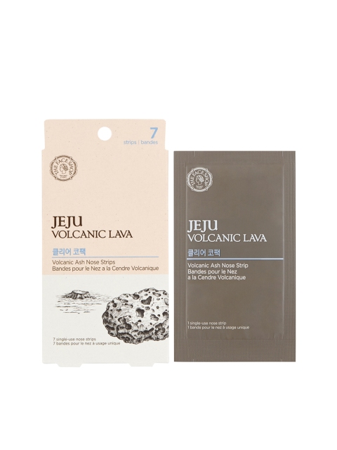 

The Face Shop Set of 7 Jeju Volcanic Lava Ash Nose Strips, White