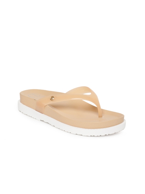 

Carlton London Women Beige Solid Flatforms, Nude