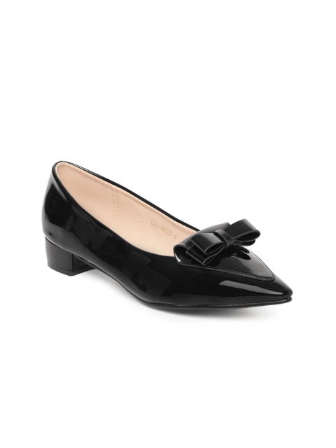 

Carlton London Women Black Solid Pumps