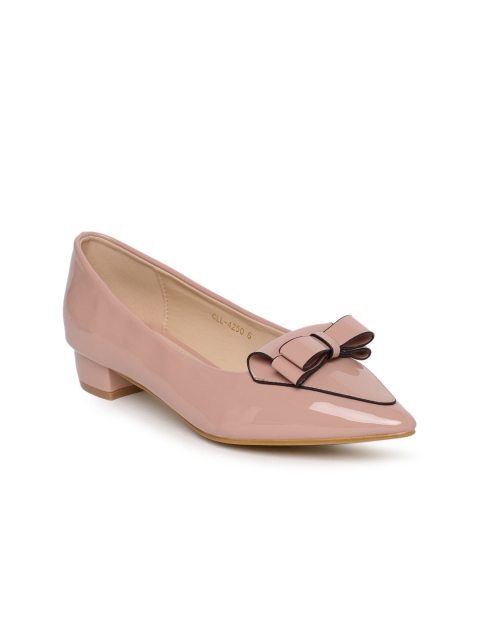 

Carlton London Women Pink Solid Pumps