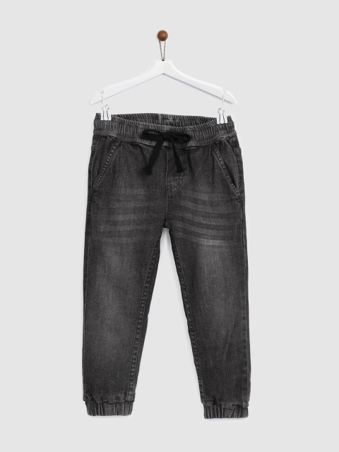 

YK Boys Black Regular Fit Jeans