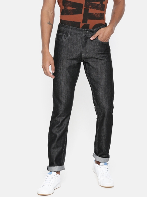 

Newport Men Black Slim Fit Low-Rise Clean Look Jeans