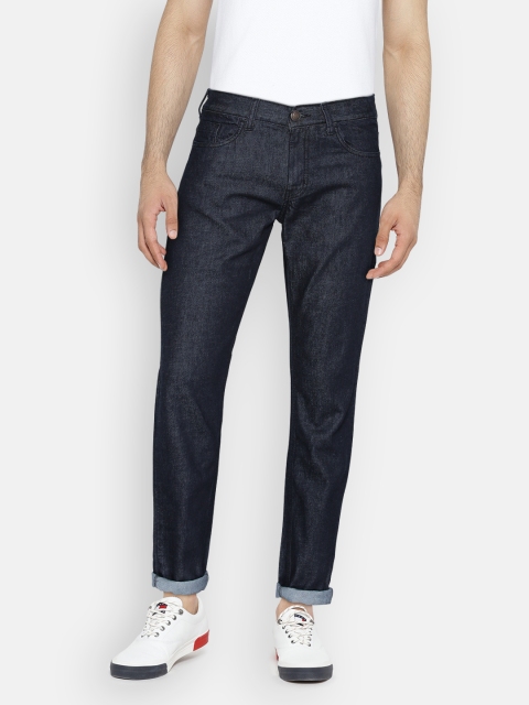 

Newport Men Navy Blue Slim Fit Mid-Rise Clean Look Jeans