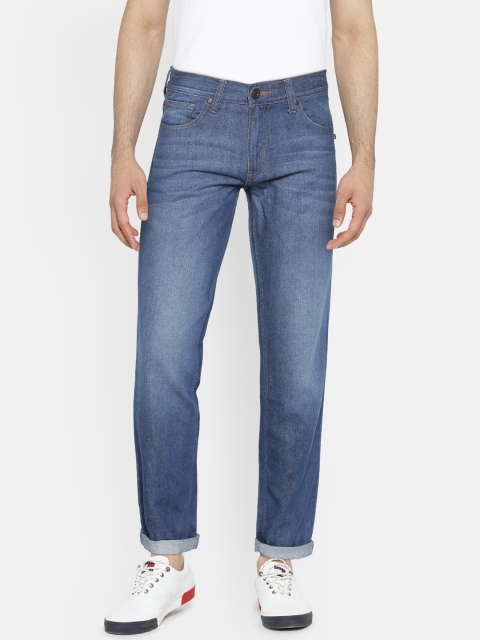 

Newport Men Blue Slim Fit Low-Rise Light Fade Clean Look Jeans