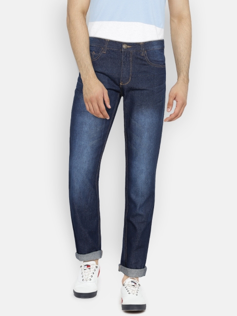 

Newport Men Blue Slim Fit Low-Rise Light Fade Clean Look Jeans