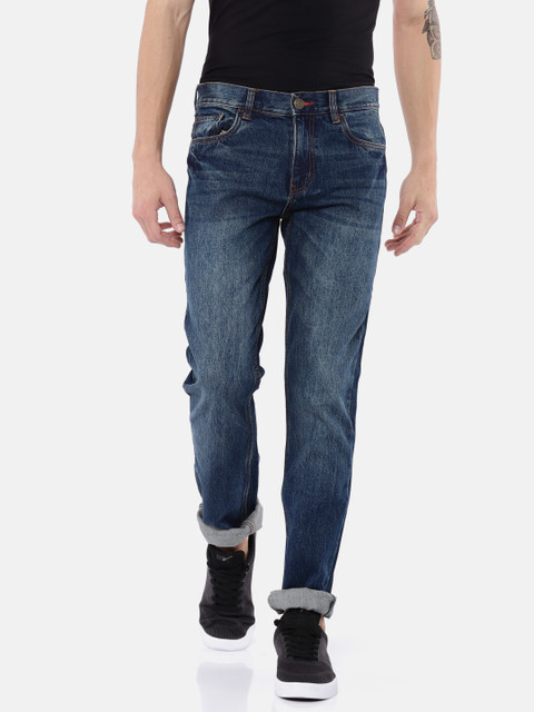 

Newport Men Blue Slim Fit Mid-Rise Clean Look Jeans