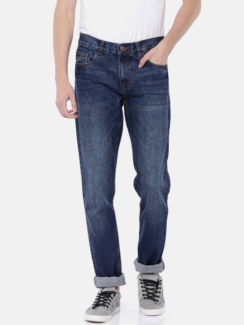 

Newport Men Blue Regular Fit Mid-Rise Clean Look Jeans
