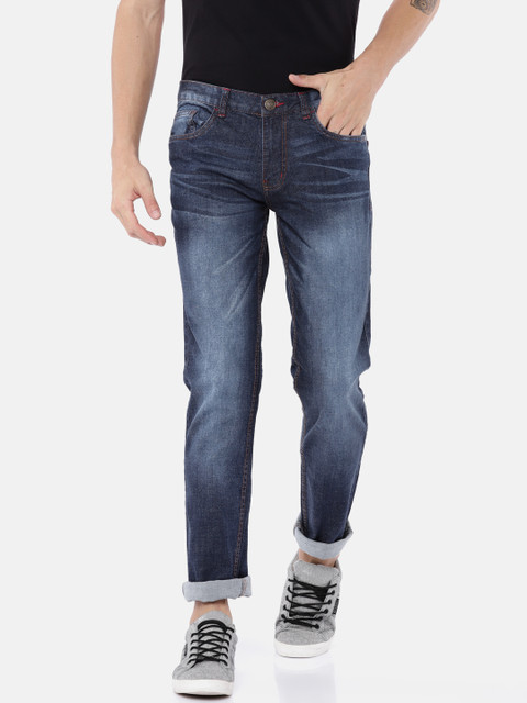 

Newport Men Blue Slim Fit Mid-Rise Clean Look Stretchable Jeans