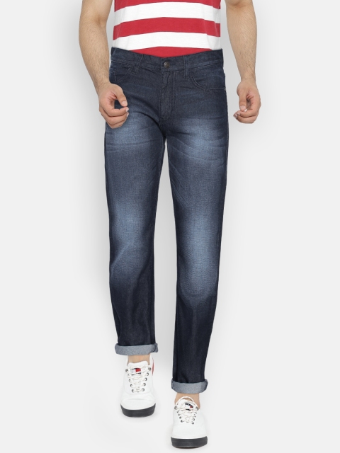 

Newport Men Navy Blue Slim Fit Mid-Rise Clean Look Jeans