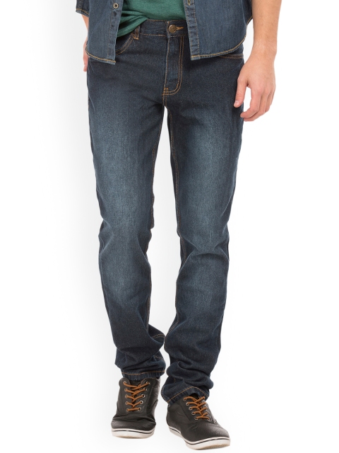 

Newport Men Blue Slim Fit Low-Rise Clean Look Jeans