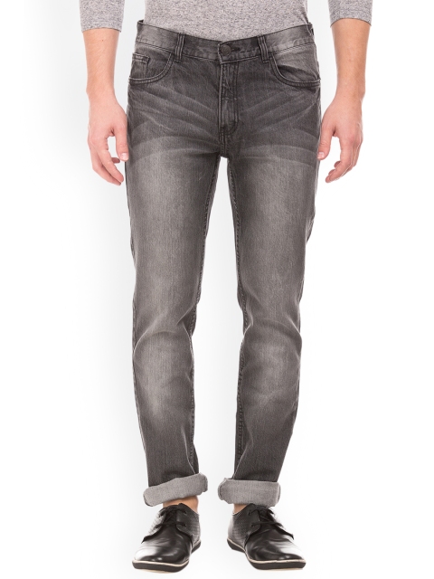 

Newport Men Grey Slim Fit Low-Rise Clean Look Jeans