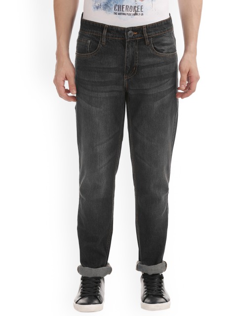 

Newport Men Charcoal Slim Fit Low-Rise Clean Look Jeans