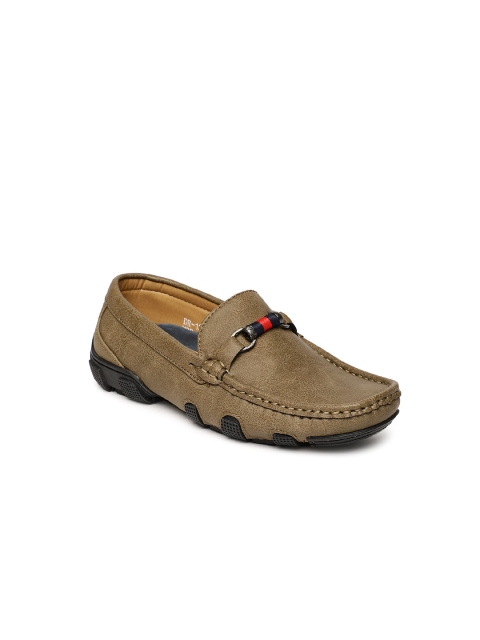 

Fame Forever by Lifestyle Boys Olive Green Driving Shoes