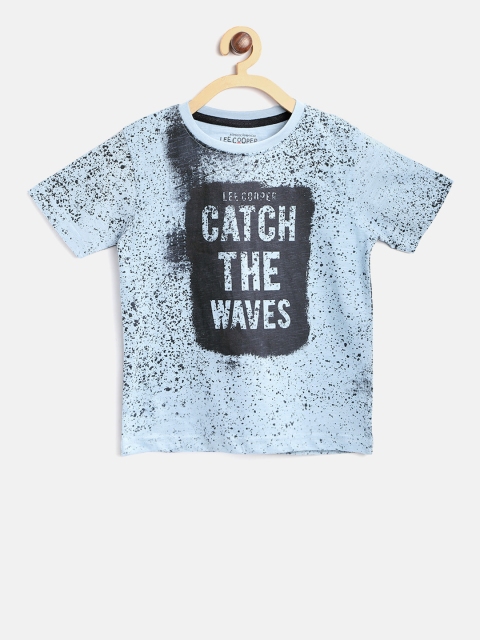 

Lee Cooper Boys Blue Printed Round Neck T-shirt