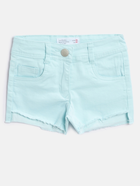 

Tiny Girl Girls Blue Washed Regular Fit Denim Shorts