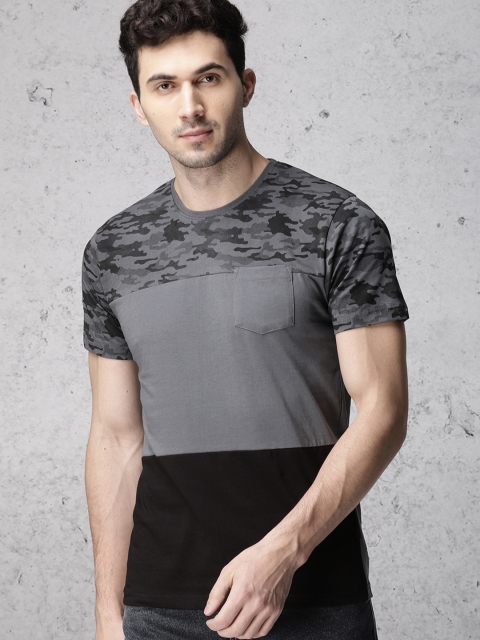 

Ecko Unltd Men Grey Printed Round Neck T-shirt