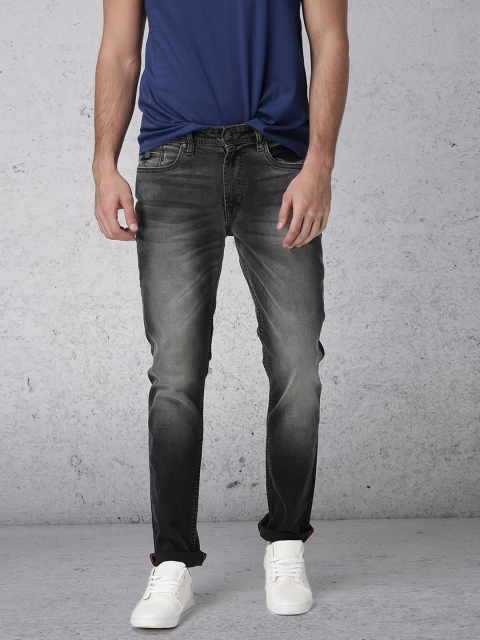 

Ecko Unltd Men Grey Slim Fit Mid-Rise Clean Look Stretchable Jeans