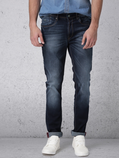 

Ecko Unltd Men Blue Slim Fit Mid-Rise Clean Look Stretchable Jeans