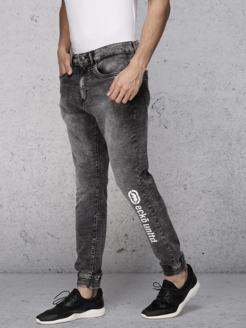 

Ecko Unltd Men Black Jogger Mid-Rise Clean Look Stretchable Jeans