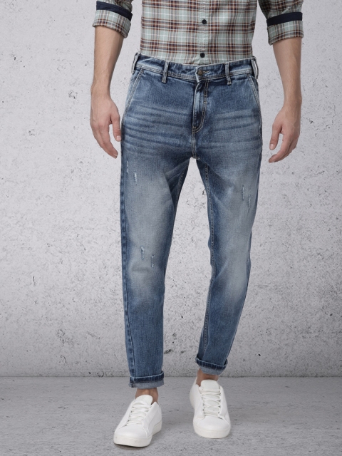 

Ecko Unltd Men Blue Slim Fit Mid-Rise Mildly Distressed Stretchable Jeans