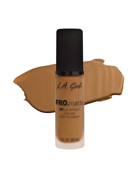 

L.A Girl GLM679 Warm Sienna HD PRO.Matte Foundation 30 ml, Brown