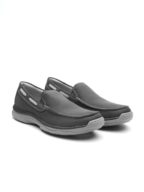 

Clarks Men Charcoal Grey Slip-On Sneakers