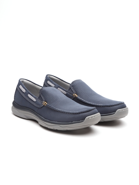 

Clarks Men Navy Blue Slip-On Sneakers