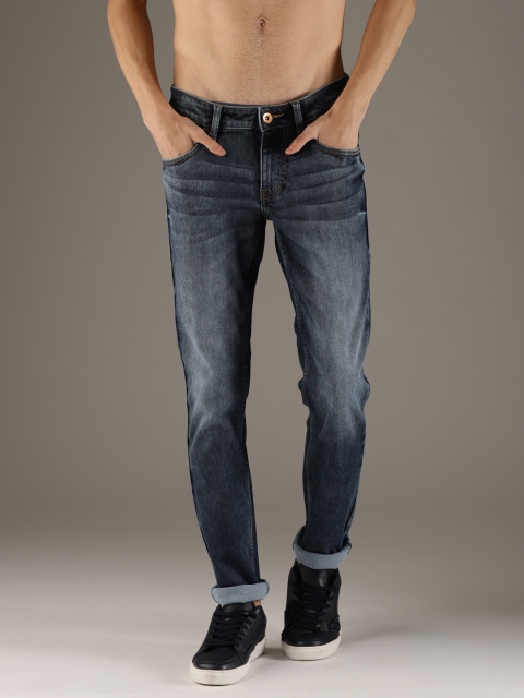 

Flying Machine Men Blue Jackson Skinny Fit Mid-Rise Clean Look Stretchable Jeans
