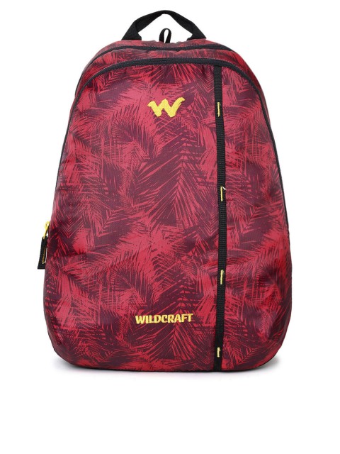 

Wildcraft Men Red Printed Backpack