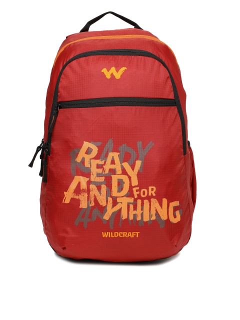 

Wildcraft Men Red Graphic Backpack