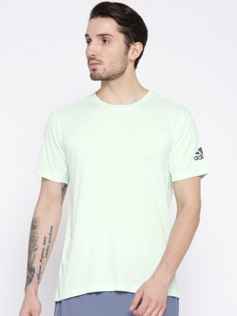 

ADIDAS Men Green Solid FREELIFT CHILL Training T-shirt