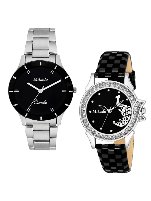 

Mikado Women Set Of 2 Analogue Watches 30912, Silver